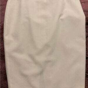 Victoria's Secret Elegant White Pencil Skirt